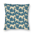 Ljojo Miniature Schnauzer Dog Cartoon Cushion Cover for Sofa - Puppy Lover's Nordic Pillow