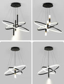 Ljojo LED Pendant Light: Creative Minimalist Home Lighting for Bedroom, Living Room, Bar Counter