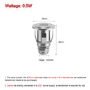 Ljojo Mini LED Stainless Steel Pool Underwater Light - Waterproof Deck Spotlight for Garden & Pathway