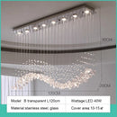 Modern Green Stone Glass LED Pendant Lights - Ljojo Chandeliers for Living Room Villa Hotel Decor