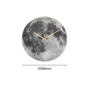 Ljojo Luminous Moon LED Wall Clock Planet Design for Home Decor