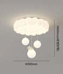 Modern Nordic LED Ceiling Light Rabbit Princess Chandelier for Living Room by Ljojo