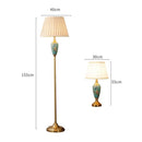 European Retro Ceramic Floor Lamp - Home Decoration Standing Light for Living Room by Ljojo