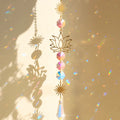 Ljojo™ Crystal Lotus Sun Catcher Chakra Rainbow Prism Home Decor