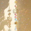 Ljojo™ Crystal Lotus Sun Catcher Chakra Rainbow Prism Home Decor