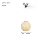 Nordic Colorful Bubble Glass Pendant Lights LED Chandelier Modern Simplicity Living Room art Ljojo