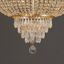 Ljojo Luxury Crystal Chandelier for Living Room High Ceiling Staircase European Style
