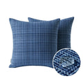 Ljojo 45x45cm Christmas Red Waterproof Pillowcase Farmhouse Cushion Covers