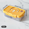 Ljojo Divided Onion Ginger Garlic Storage Box Handle Detachable 2 Grids Kitchen Organizer