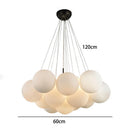 Modern Bubble Glass Chandelier Pendant Lamp for Living Room by Ljojo