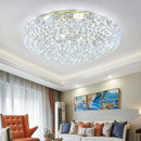 Ljojo Luxury Crystal Ceiling Lights Modern Remote Dimmable Gold Living Room Decor