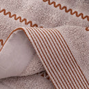 Ljojo 100% Cotton Hand Face Towels Set: White Brown Grey Blue Mixed Color Hotel Home Bath Towel Washcloth Set