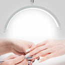 Ljojo 16 Inch LED Half Moon Lash Light for Beauty Facials Skincare Tattoo Eyebrows