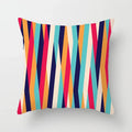 Geometric Nordic Cushion Cover in Yellow Red Blue for Sofa by Ljojo