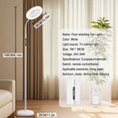 Ljojo LED Full Spectrum Fan Light - White Circular Ring - Three Color Light Source