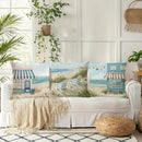 Beach Chic Throw Pillow Cover Set for Home Decor by Ljojo