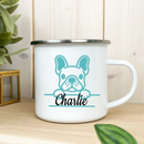 Enamel Dog Mom Custom Mug - Ljojo Dog Lovers Tea Cup Best Gift
