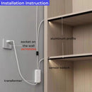 Ljojo LED Shelf Edge Aluminum Profile for Ultra-thin Backlighting