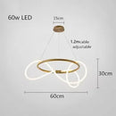 Ljojo Long Hose Led Chandelier Modern Dining Table Kitchen Nordic Pendant Lamp Fixture