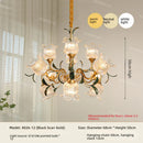 French Retro Living Room Crystal Pendant Light by Ljojo - Luxury Designer Cream Style Glass Crystal Light