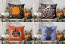 Ljojo Magic Element Pattern Halloween Theme Cushion Cover for Sofa Bedroom Car