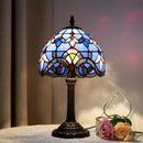 Baroque Pattern Stained Glass Table Lamp by Ljojo - Handmade Modern Style for Home and Office
