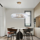 Ljojo Modern Acrylic Chandeliers LED Pendant Lights for Living Dining Room