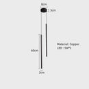 Ljojo Minimalist Pendant Lights: Gold/Black Adjustable Chandeliers for Bedroom, Living, Dining Room