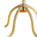 Ljojo French Cream Style Glass Ball Chandelier Modern Dining Room Hanging Lamp