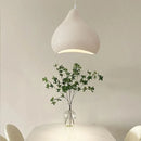 Ljojo Wabi-sabi Resin Cap LED Pendant Light - Japanese Chandelier for Home Decor