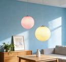 Nordic Colorful Bubble Glass Pendant Lights LED Chandelier Modern Simplicity Living Room art Ljojo