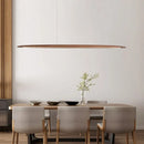 Ljojo LED Wooden Pendant Light for Kitchen Office Bar Dining Room