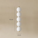 Modern Minimalist Glass Ball Chandelier Pendant Light for Living Room by Ljojo