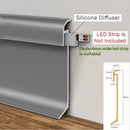 Ljojo LED Skirting Line Aluminum Profile for Customized Backlight Channel