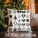 Christmas Pillowcases for Home Decor - Ljojo Pattern Cushion Cover for Sofa Bedroom Car