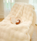 Ljojo Long Fur Rabbit Plush Blanket