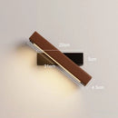 LED Solid Wood Wall Lamp Modern Bedroom Lighting Ljojo Whirling Study Lamps