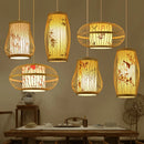Bamboo Chandelier: Chinese Style Zen Teahouse Restaurant Hotel Hot Pot Shop Lantern - Ljojo