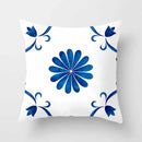 Blue Pattern Cushion Cover 45*45cm Pillowcase for Bedroom Sofa Home Decor by Ljojo