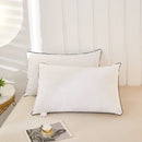 Ljojo Long White Pillow Core for Home Bed, Washable & Skin-friendly Neck Cushion