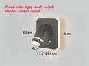 Ljojo LED Spotlight USB Rechargeable Wall Lamp for Living Room - Indoor Bedroom Decor Lighting