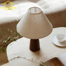 French Retro Solid Wood Table Lamp LED Minimalist Desk Lights Home Decor Ljojo
