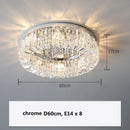 Modern Crystal Ceiling Lamp - Restaurant Led Lighting - Piano-key Style - Living Room Decor by Ljojo