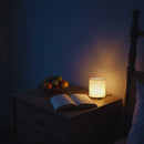 LED European Style Cloth Covered Desk Lamp with USB Switch Control | Nordic Bedroom Table Light by Ljojo