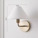 Modern Fabric LED Wall Lamps Retro Creative Bedside Light for Living Room Study Loft Ljojo