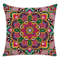 Ljojo Mandala Print Flax Pillowcase 45*45cm - National Wind Home Decor