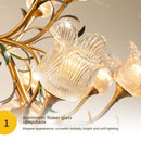 French Retro Living Room Crystal Pendant Light by Ljojo - Luxury Designer Cream Style Glass Crystal Light