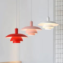 LED Pendant Light Creative Metal Umbrellas Modern Gradient Colourful UFO Adjustable Lighting Ljojo