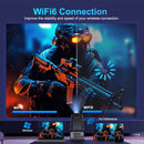 Ljojo™ 4K Android 11 Projector 390ANSI Wifi6 BT5.0 Portable Cinema Allwinner H713