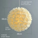 Nordic Romantic Flower Pendant Light Chandelier Modern Hanging Lamp by Ljojo